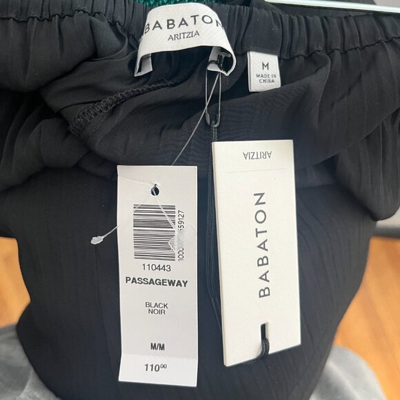 Aritzia Babaton passageway pant size M black NWT - Picture 9 of 10